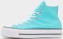 Converse Chuck Taylor All Star Lift Hoge sneakers Dames Blauw - Thumbnail 3