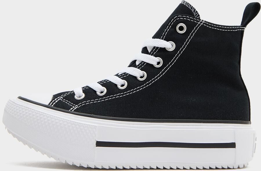Converse All Star High Double Stack Children Zwart Kind Zwart