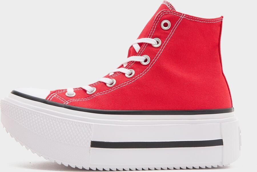 Converse Lift High Double Stack Rood- Rood