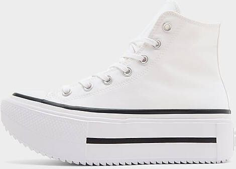 Converse Lift High Double Stack Dames White- Dames White