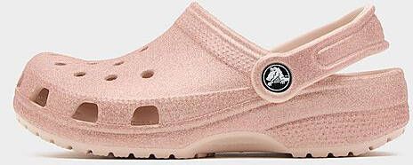 Crocs Kid's Classic Glitter Clog Sandalen maat C13 roze bruin - Foto 4