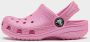 Crocs Kid's Classic Glitter Clog Sandalen maat C10 roze - Thumbnail 3