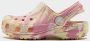 Crocs Kid's Classic Glow Marbled Clog Sandalen maat 32-33 roze beige - Thumbnail 5