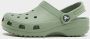 Crocs Kid's Classic Clog Sandalen maat C11 groen olijfgroen - Thumbnail 6