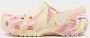 Crocs Kid's Classic Glow Marbled Clog Sandalen maat 32-33 roze beige - Thumbnail 2