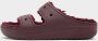 Crocs Gezellig Pluizige Band Klomp Sandaal Red Heren - Thumbnail 3