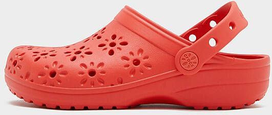 Crocs Classic Floral Clog Junior Red Kind Red