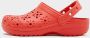 Crocs Classic Floral Clog Junior Red - Thumbnail 1