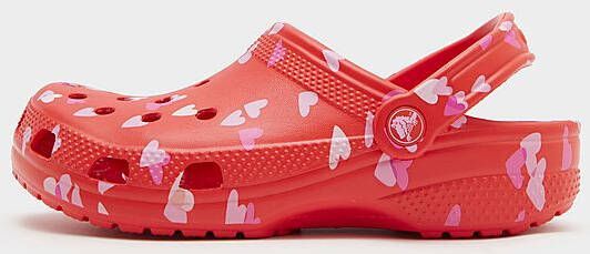 Crocs Classic Hearts Clog Junior Red Kind Red