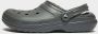 Crocs Pantoffels Classic Lined Clog tuinschoen slippers klomp met knuffelig nepleer - Thumbnail 4