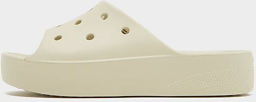 Crocs Women's Classic Platform Slide Sandalen grijs beige - Foto 5
