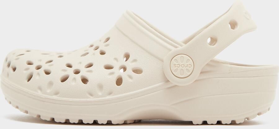 Crocs Classic Clog Flower Kids Beige