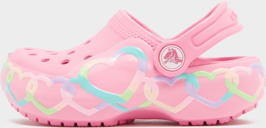 Crocs Classic Clog Heart Lights Infant Roze