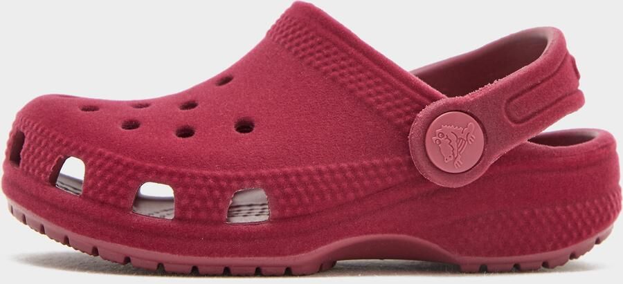 Crocs Classic Clogs Velvet Infant Rood Kind Rood