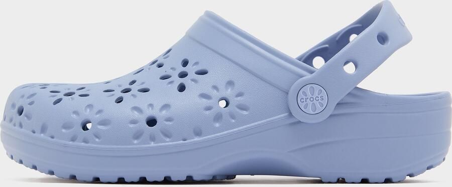 Crocs Classic Floral Clog Junior Blauw