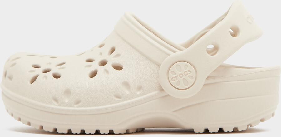 Crocs Classic Flower Clog Baby Beige