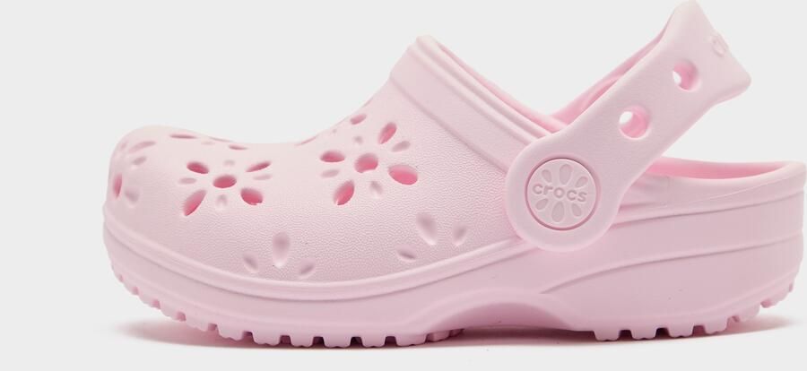 Crocs Classic Kinderklompen Bloe motief Pink Milk Lichtgewicht - Foto 4