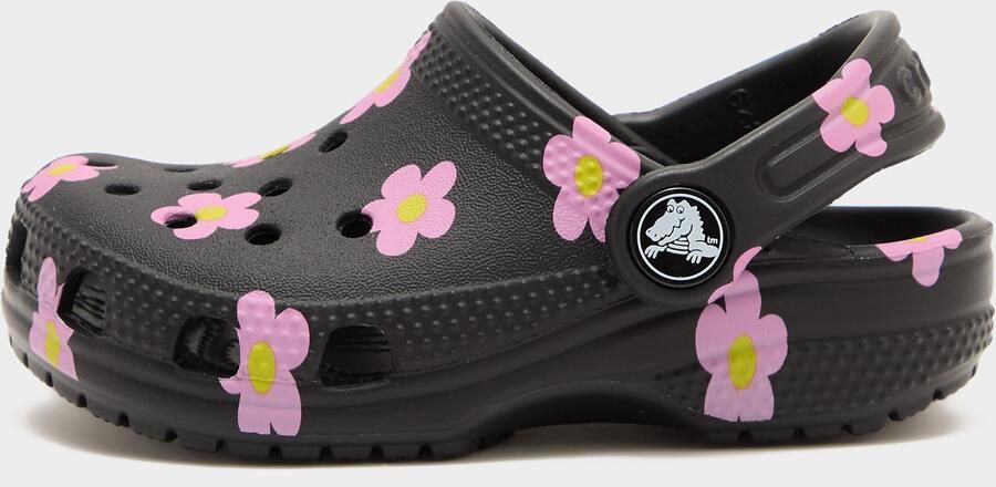 Crocs Classic Flower Clog Baby Zwart - Foto 2