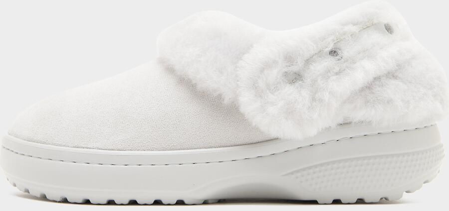 Crocs Classic Unfurgettable Suede Clog Dames Grijs- Dames Grijs - Foto 1