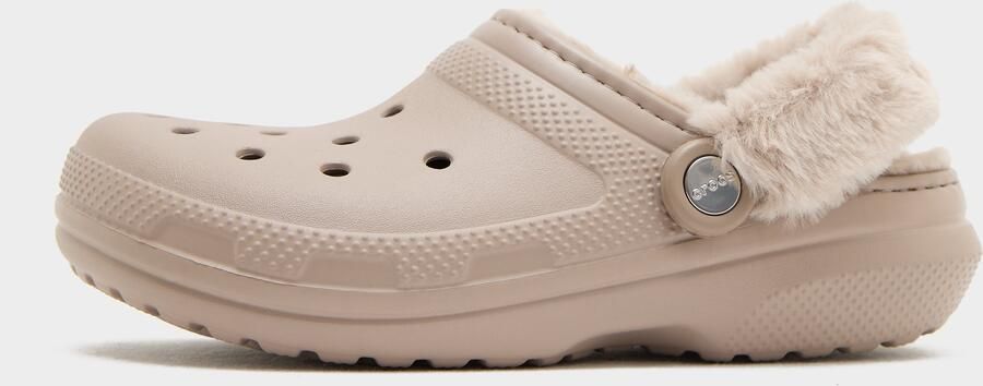 Crocs Lined Fuzz Strap Clog Dames Bruin- Dames Bruin