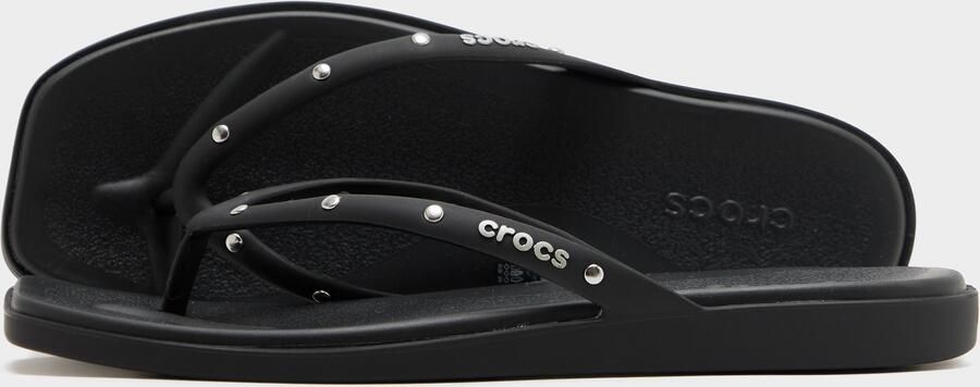 Crocs Miami Studded Flip Flops Dames Zwart- Dames Zwart