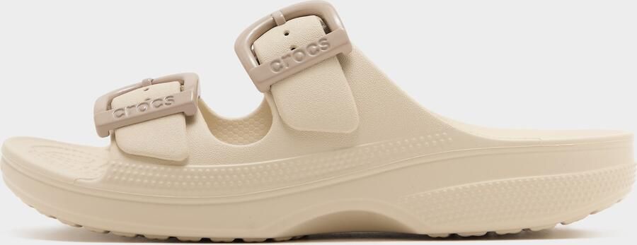 Crocs Saturday Enamel Buckle Sandal Dames Beige- Dames Beige