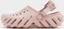 Crocs Echo Clog Slides & Sandalen in lichtroze formaten: 38 39 - Thumbnail 2