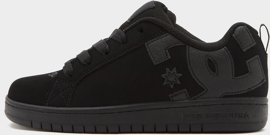 DC Shoes Court Graffik Kindersneakers Zwart Suède