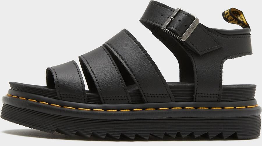 Dr. Martens Blaire Leather Sandals Platform Sole Wo Black Flat Sandals - Foto 4