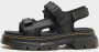 Dr. Martens Zwarte Poly Platte Sandalen voor Mannen Black Heren - Thumbnail 12