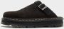 Dr. Martens ZebZag Suede Mules Black- Black - Thumbnail 12