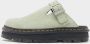 Dr. Martens ZebZag Suede Mules Dames Green- Dames Green - Thumbnail 2