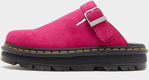 Dr. Martens ZebZag Suede Mules Dames Roze- Dames Roze
