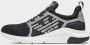 Emporio Armani EA7 Ademende Mesh Sneaker Hardloopschoenen Unisex A-Racer Reflex Black Heren - Thumbnail 3
