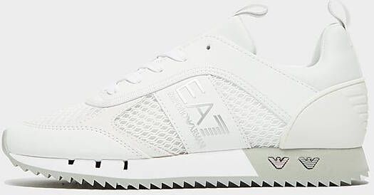 EA7 Emporio Armani B&W Mesh Run Dames White- Dames White