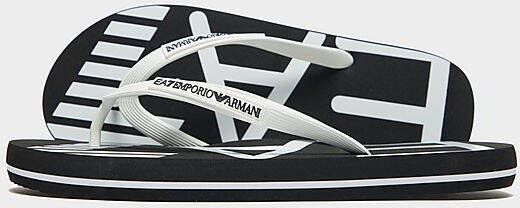 Emporio Armani EA7 Logo Flip-Flops Black- Heren Black - Foto 2