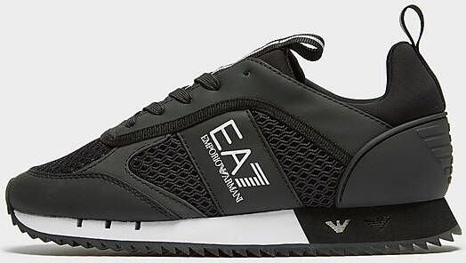 Emporio Armani EA7 Logo Sneakers met Treklipje en Merk Binnenzool Black Heren - Foto 5