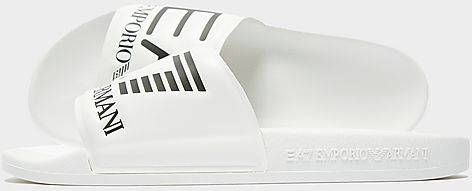 Emporio Ar i EA7 Witte polyethyleen sandalen met sband White - Foto 3
