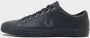 Fred Perry Leren Baseline Sneakers Black Heren - Thumbnail 2