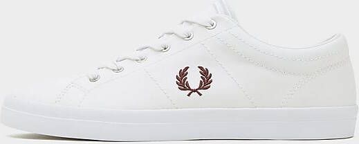 Fred Perry Baseline Twill White- Heren White