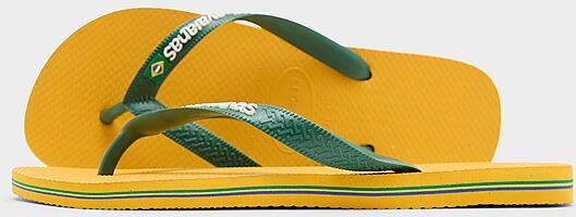Havaianas Brazil Logo Flip Flops Yellow- Heren Yellow