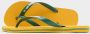 Havaianas Brasil Logo teenslippers geel groen Rubber 33 34 - Thumbnail 7