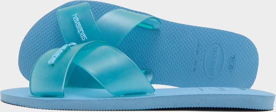 Havaianas Aqua Jelly Slides Dames Blauw- Dames Blauw