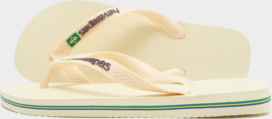 Havaianas Brasil Logo Slippers en Sandalen Dames Geel Plastic - Foto 5