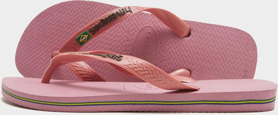Havaianas Brazil Logo Flip Flops Dames Roze- Dames Roze - Foto 2