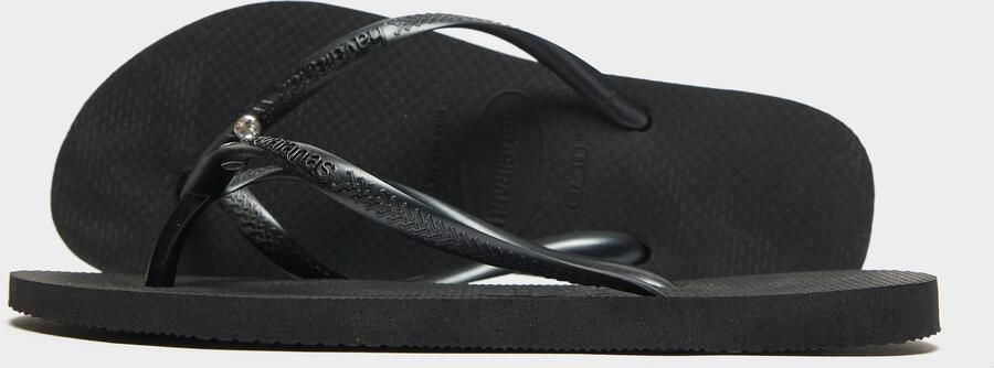 HAVAIANAS Teenslippers Dames Slim Crystal Sw Ii Maat: 31 32 Materiaal: Rubber Kleur: Zwart - Foto 13