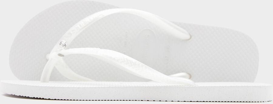 Havaianas Slim Crystal Swarovski Flip Flops Dames Wit- Dames Wit - Foto 3