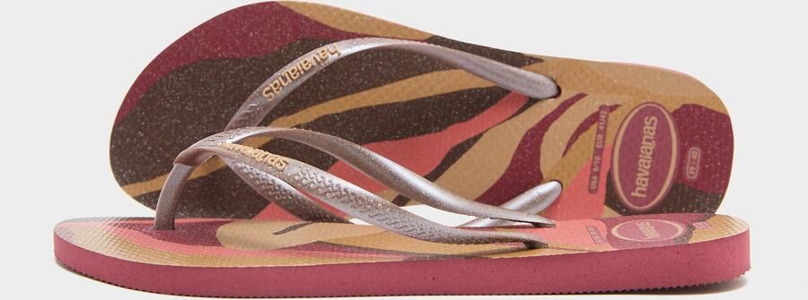 Havaianas Slim Palette Flow Flip Flops Dames Roze- Dames Roze - Foto 10