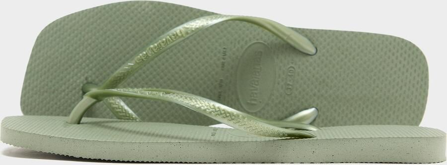 Havaianas Slim Square Flip Flops Dames Groen- Dames Groen
