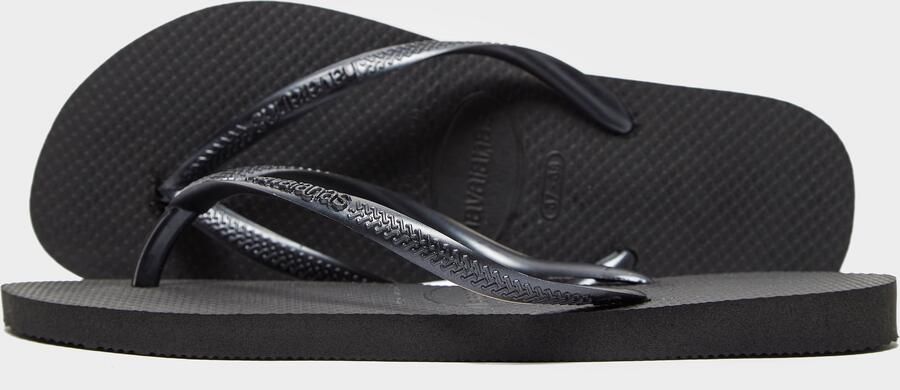 Havaianas Slim Teenslippers Dames Zwart- Dames Zwart